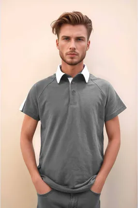 Polo Republica Men's Contrast Collar Polo Shirt