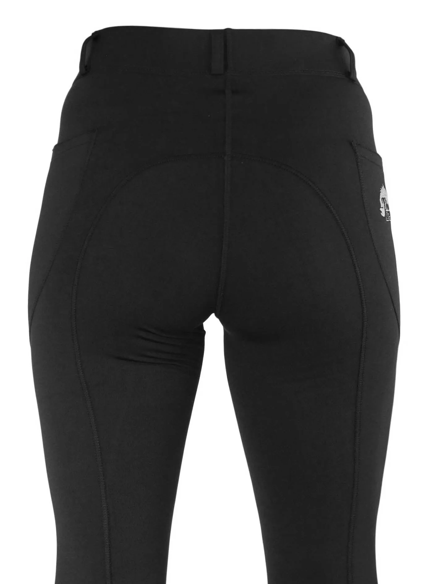 Riding tights in Black - With or Without Silicone Seat. You decide