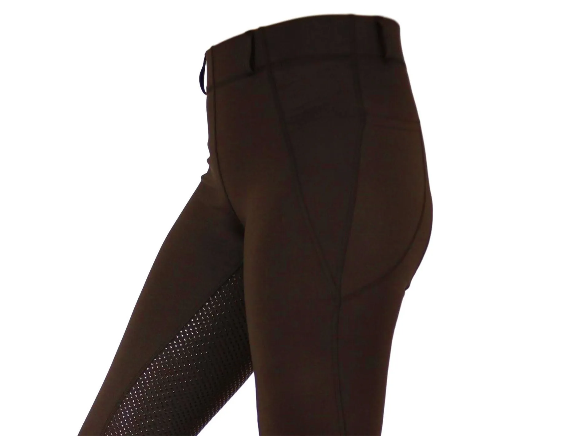 Riding tights in Java Brown. In sizes 6 to 28