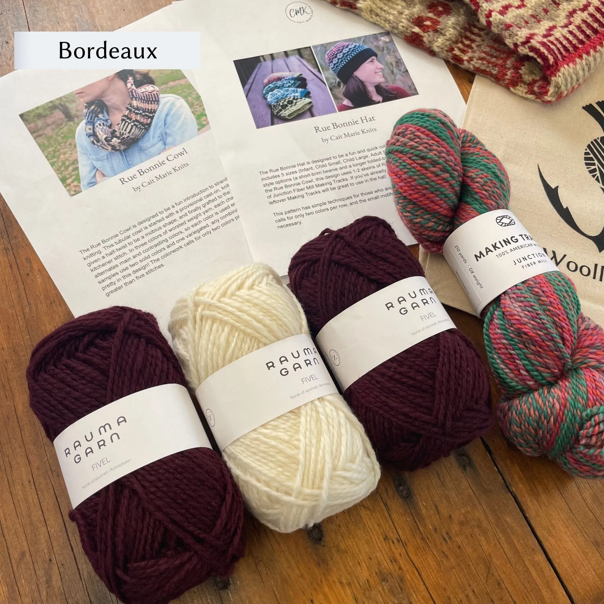 Rue Bonnie Kit by Cait Marie Knits