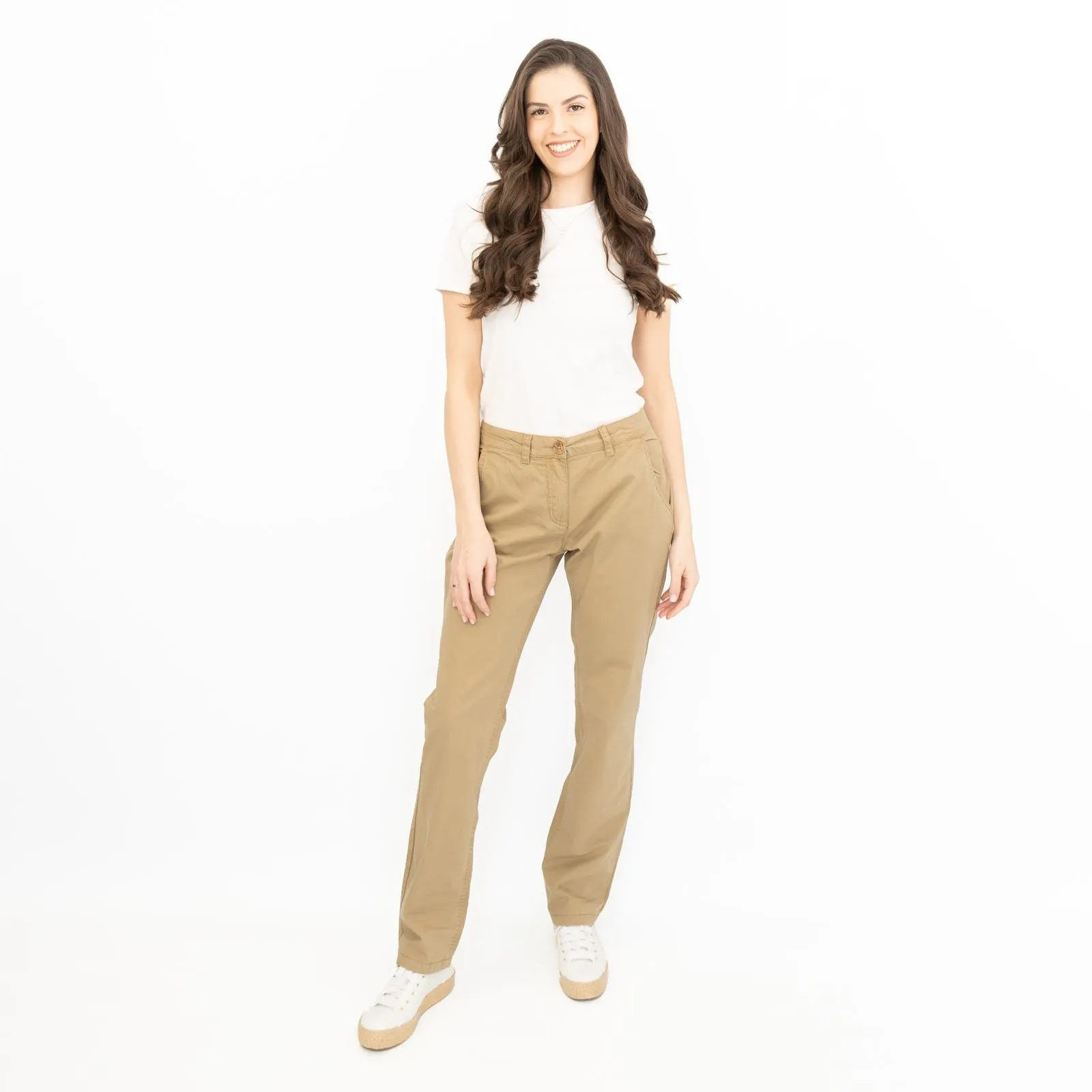 Seasalt Full Length Chino Trousers Beige