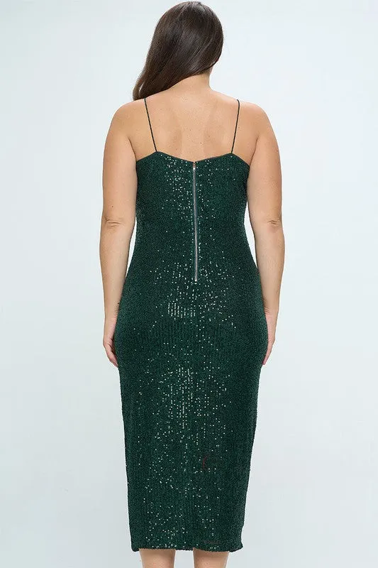 Sequin Bodycon Long Dress