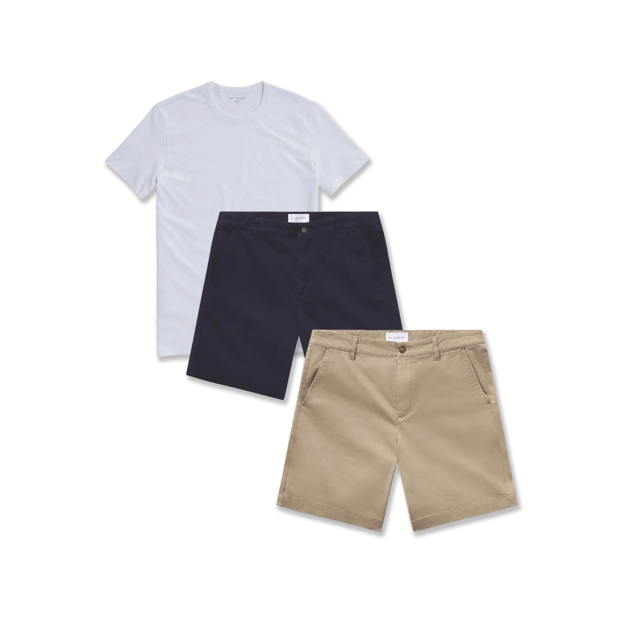 Set 18: 2 pair of Stretch Shorts   1 Driggs Tee