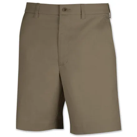 Sportif Mens Galapagos Plain Tropical Front Stretch Shorts/Olive