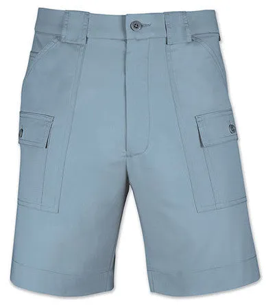 Sportif Mens Hatteras Stretch Cargo Short/Blue Fog