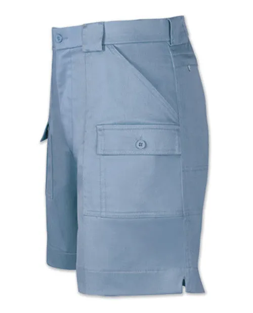 Sportif Mens Hatteras Stretch Cargo Short/Blue Fog