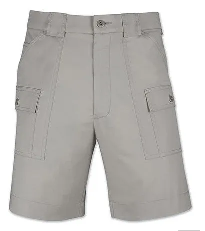 Sportif Mens Hatteras Stretch Cargo Short/Pewter