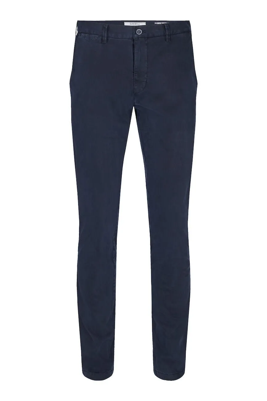 Sunwill Fitted chino med superstretch