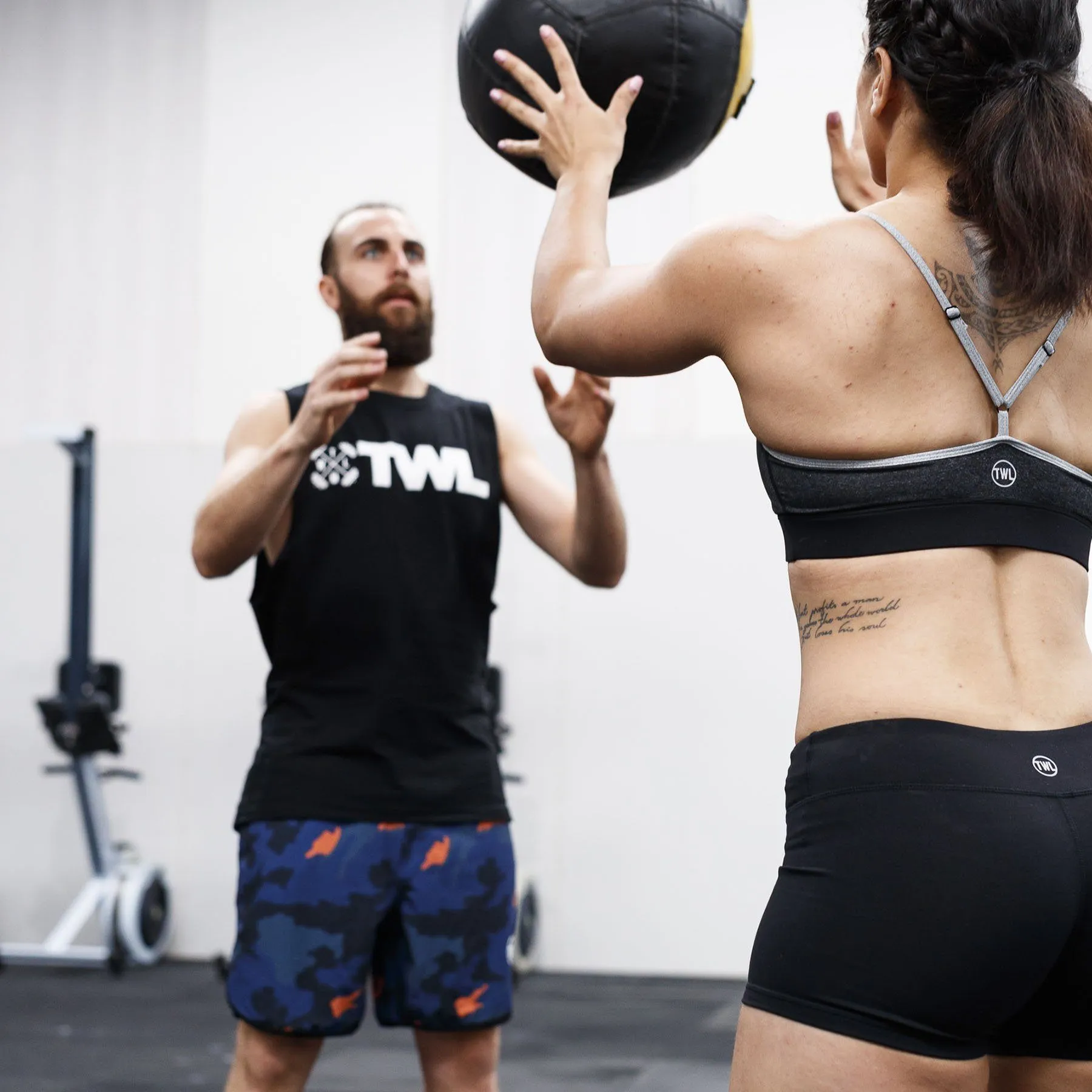 The WOD Life - Women's Swift Bra - Charcoal/Black