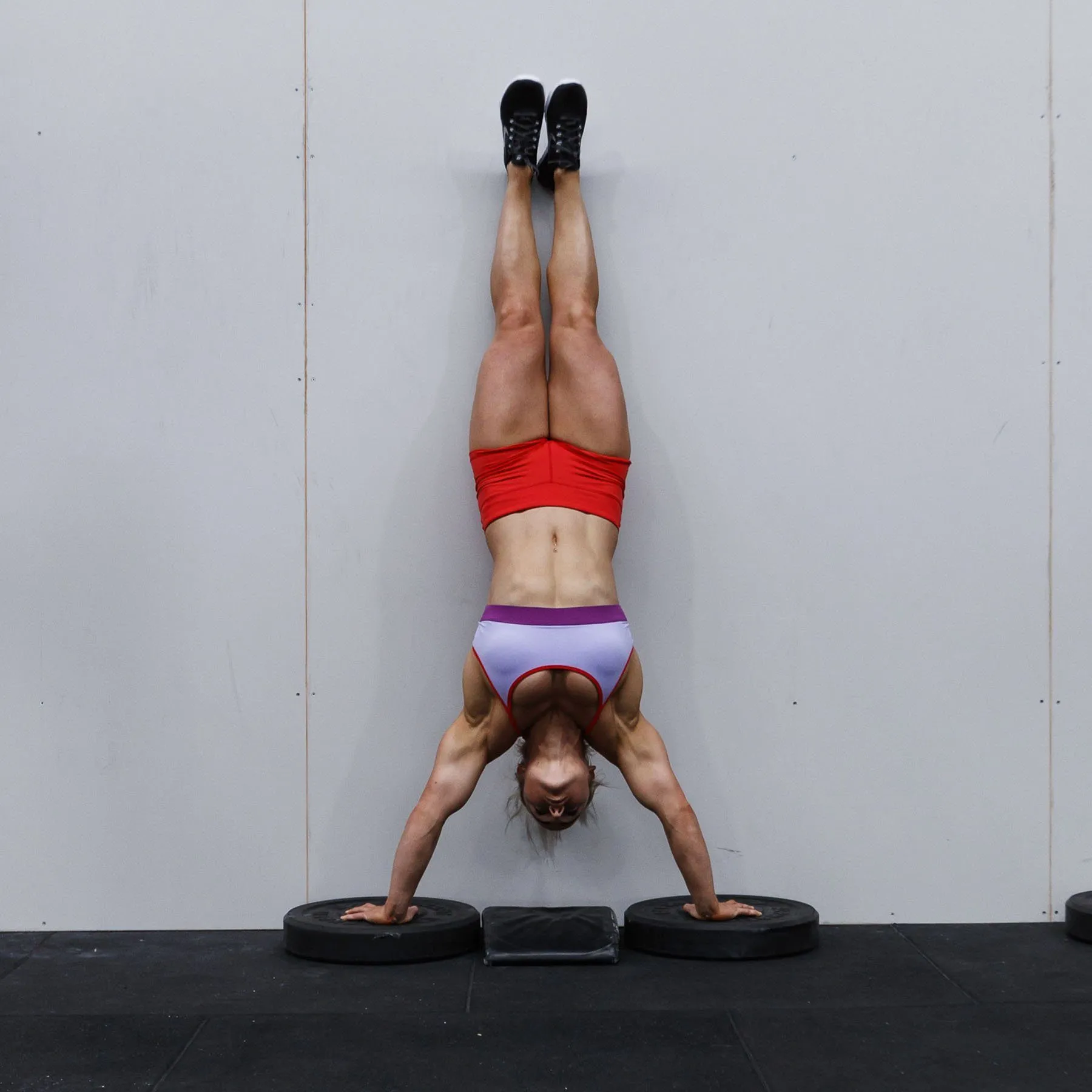 The WOD Life - Women's Swift Bra - Lavender/Red/Violet