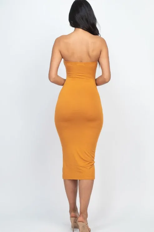 Tube Bodycon Midi Dress