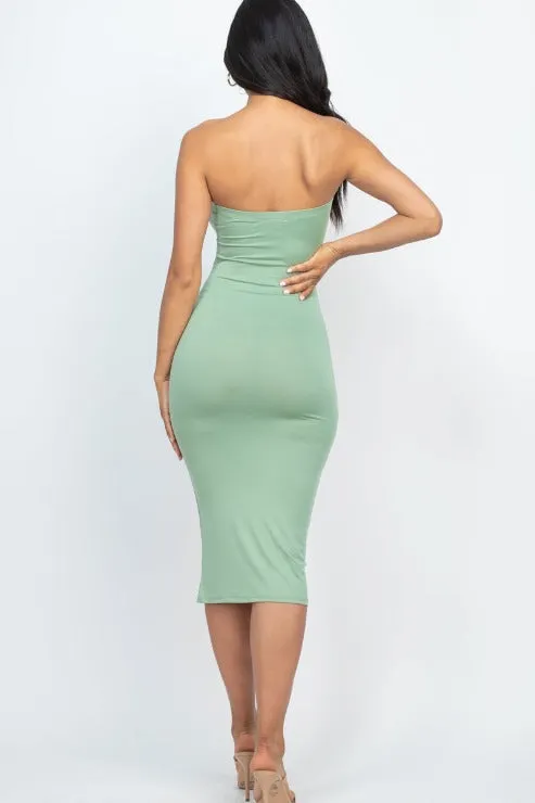 Tube Bodycon Midi Dress