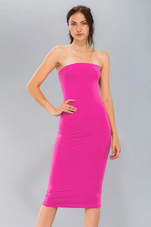 Tube Bodycon Midi Dress