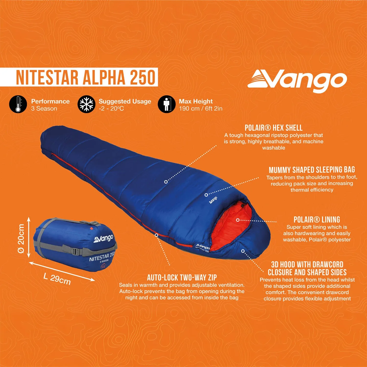 Vango Nitestar Alpha 250