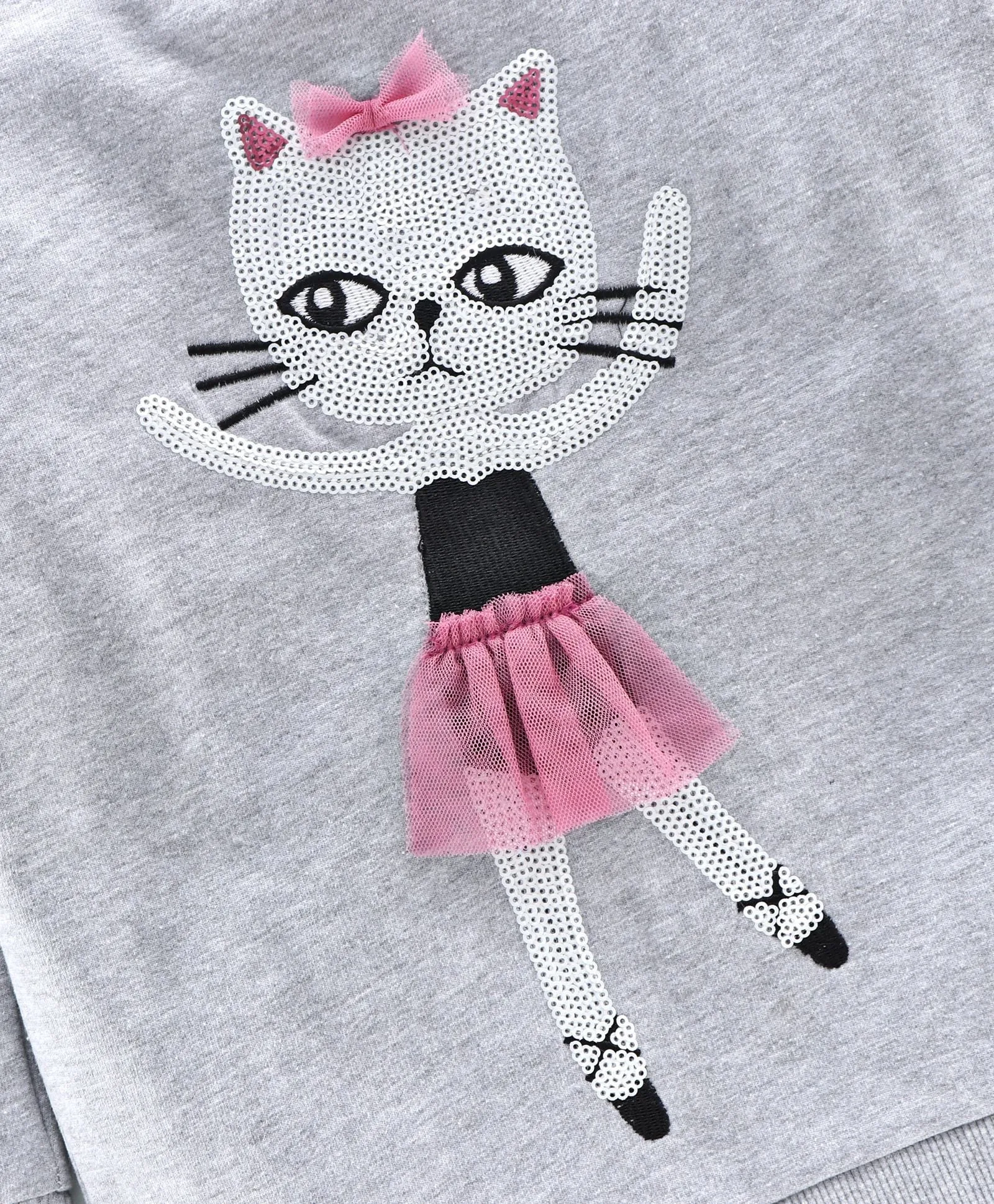 Ventra Girls Ballerina Sweatshirt Grey