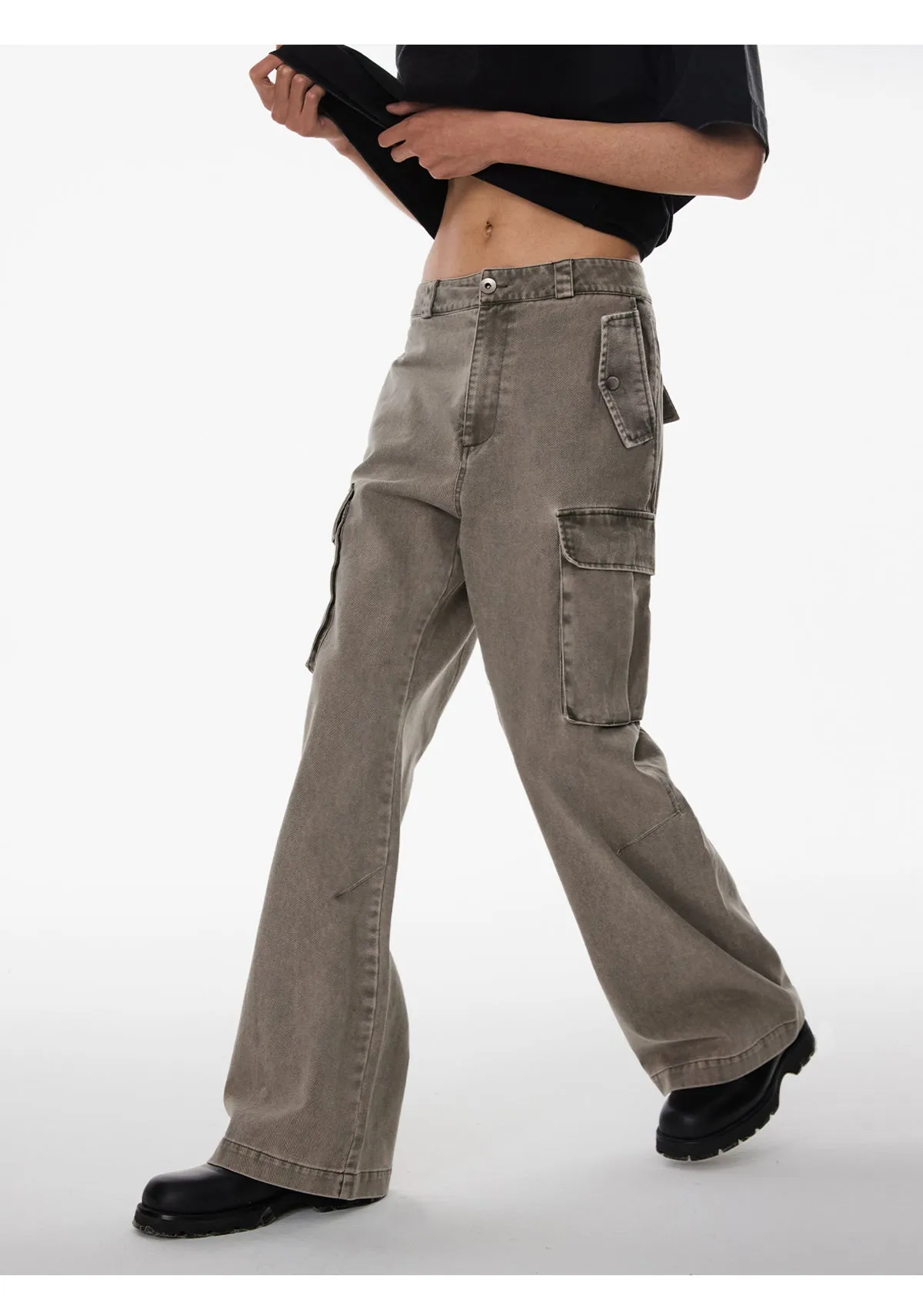 Vintage Washed Cargo Pants