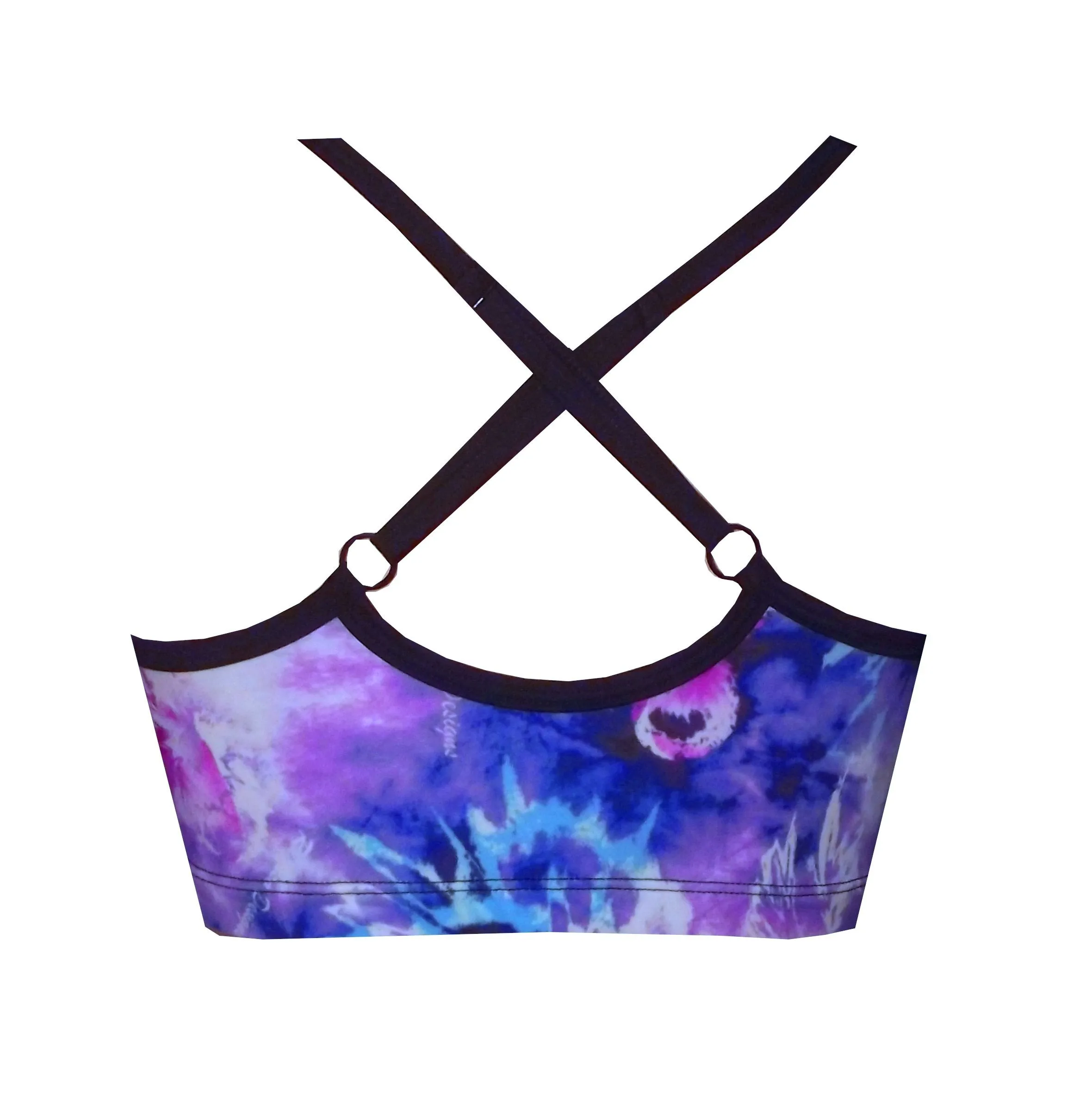 Wet Wildflower Print Crop Top CT2P855