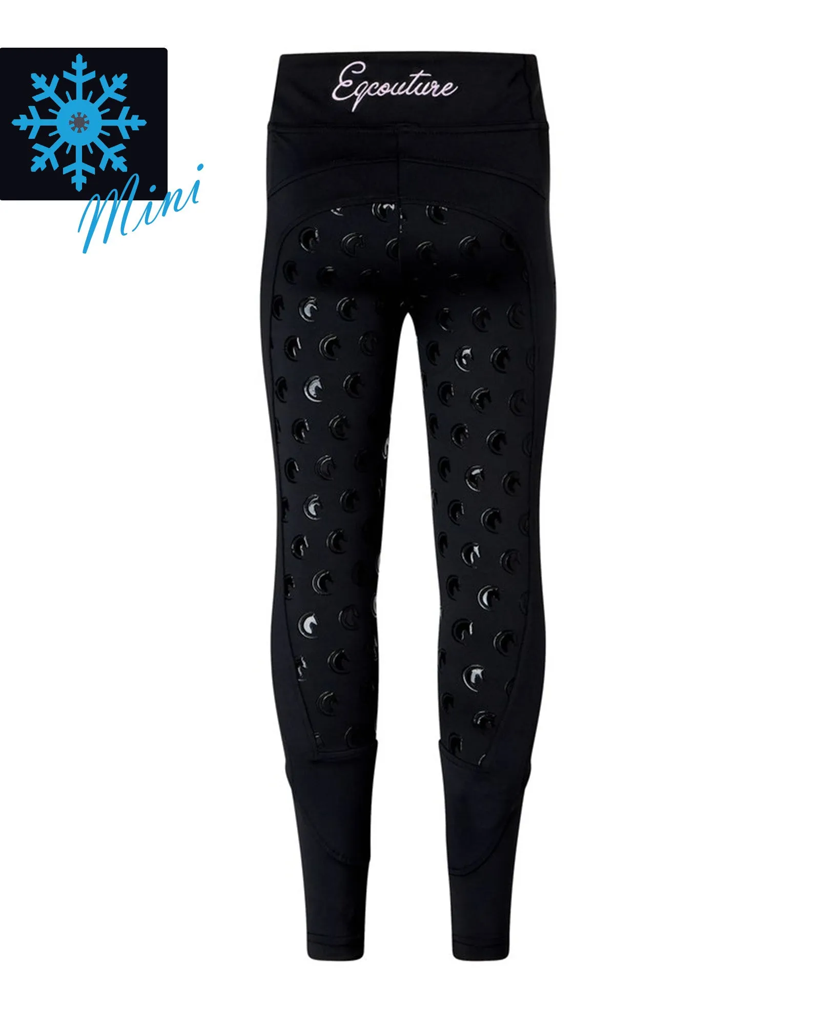 WINTER Kids / Children’s Black Riding Leggings with Pockets - WATER RESISTANT