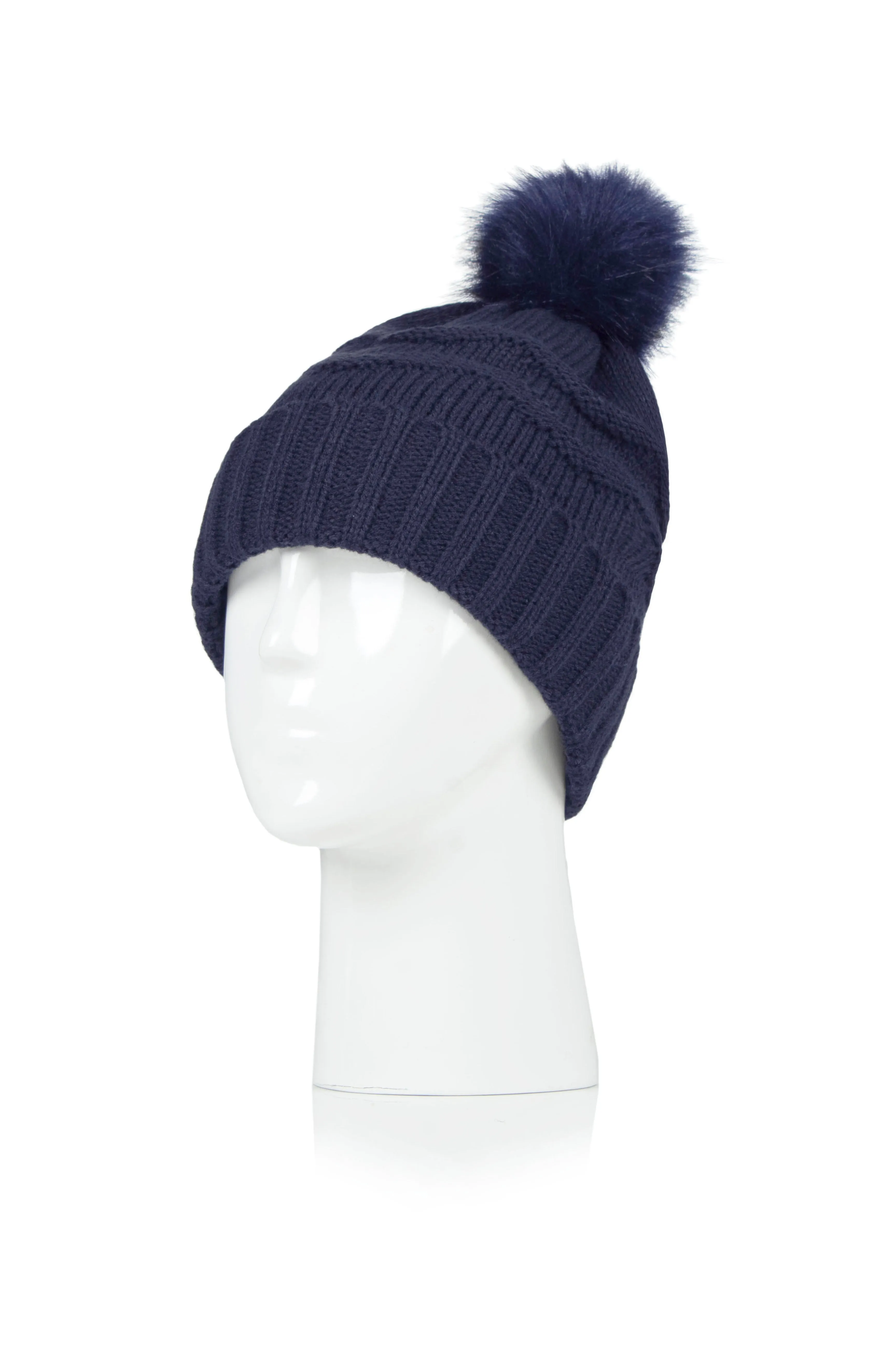 Women's Courtney Roll-Up Hat With Wispy Pom-Pom