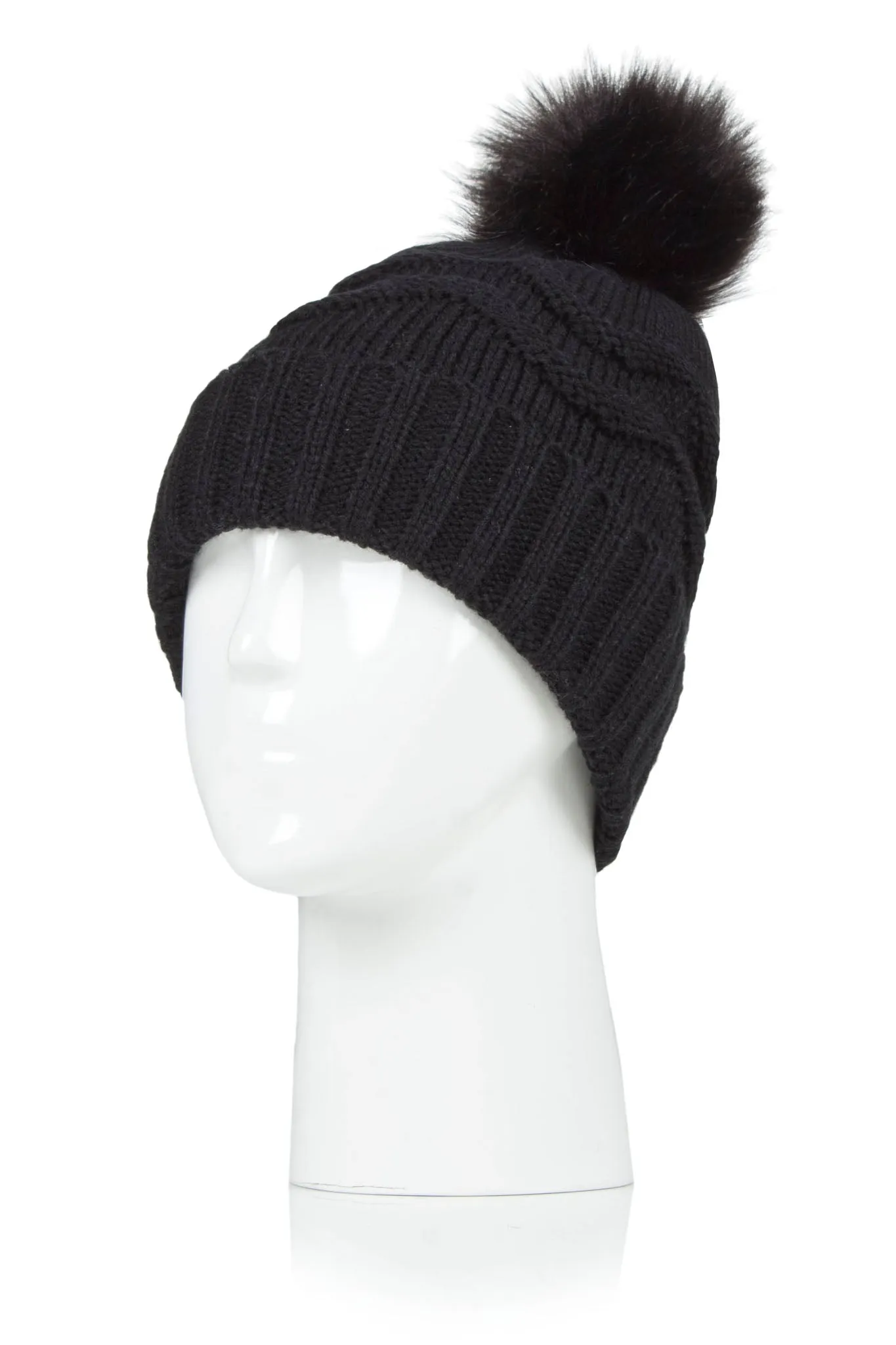 Women's Courtney Roll-Up Hat With Wispy Pom-Pom