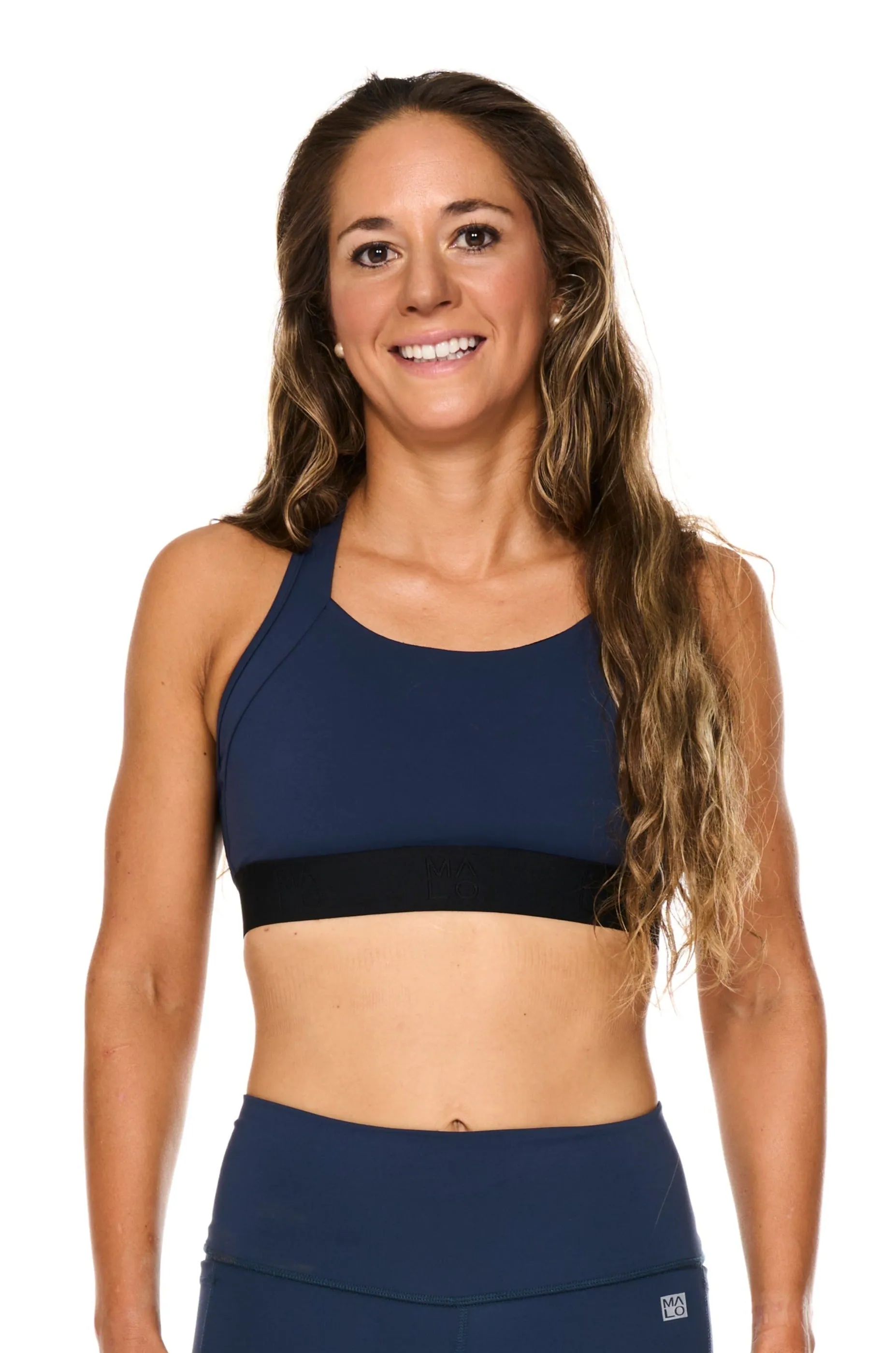 WYN by MALO all sport support high impact bra - navy