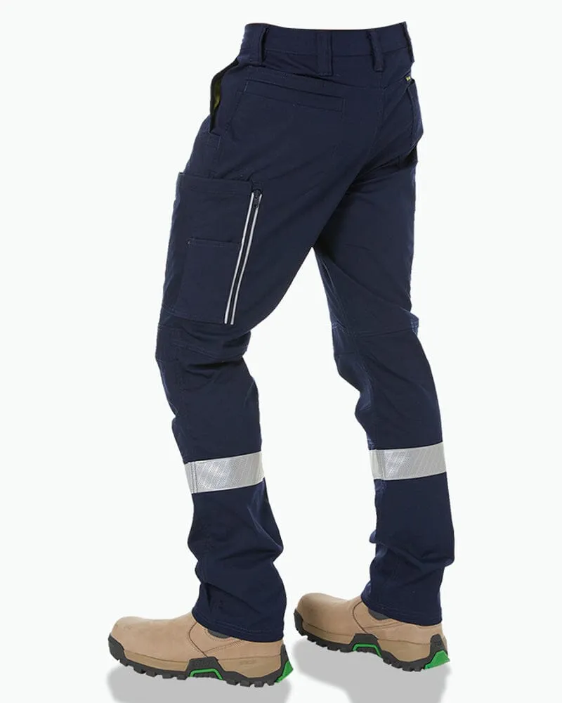 X Airflow Taped Stretch Ripstop Vented Cargo Pant - Navy/Orange