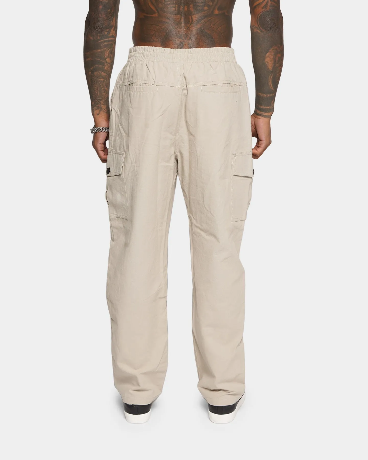 XXIII Vito Wide Leg Cargo Pants Grey