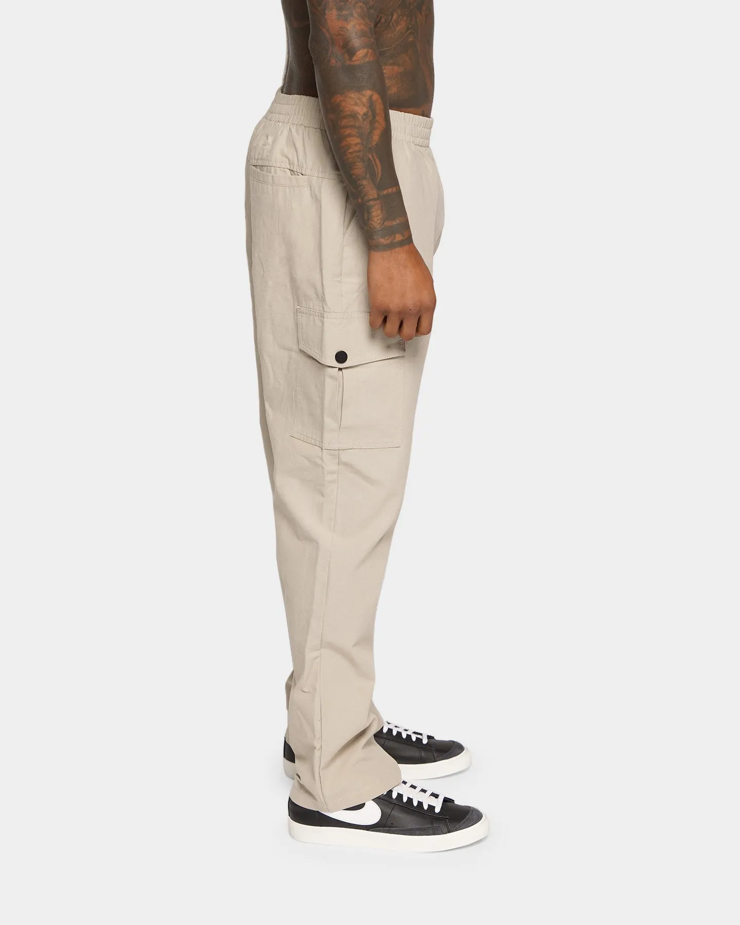 XXIII Vito Wide Leg Cargo Pants Grey